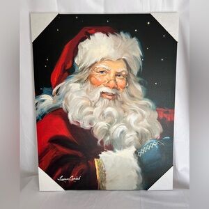 Dollar General Christmas Santa Clause Canvas 2024